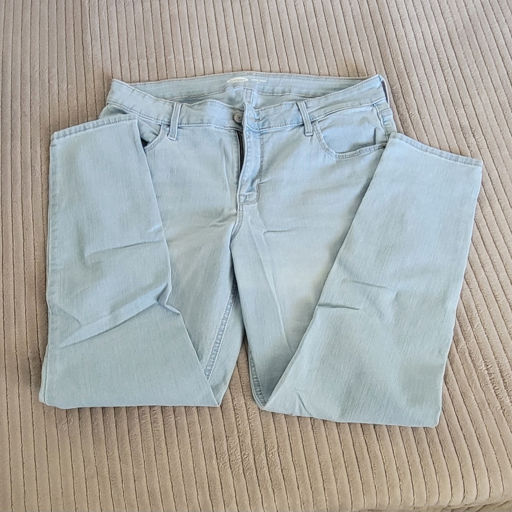 Old Navy Blue Straight Leg Jeans